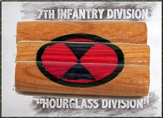 Army 7th Infantry Division Inlay Blank