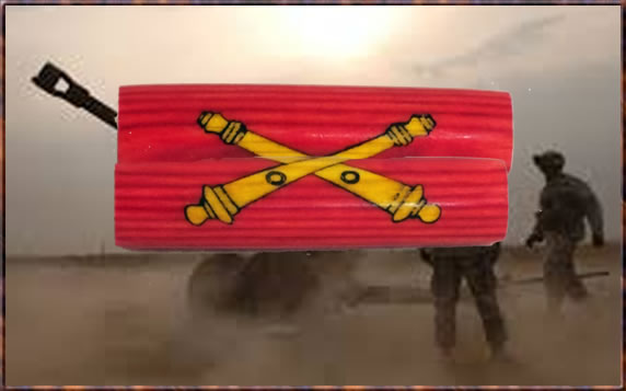 Army Field Artillery Inlay Blank