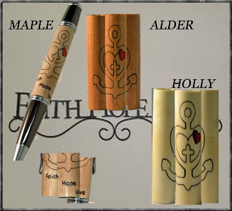 Faith, Hope, Love Inlay Blank