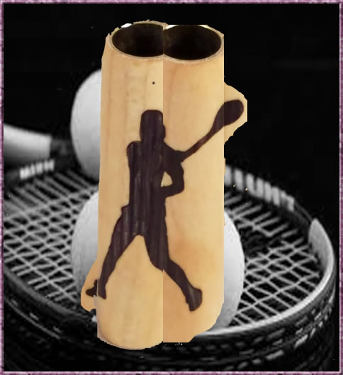 Female Tennis Player Inlay