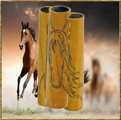 Horse Line Art Inlay Blank