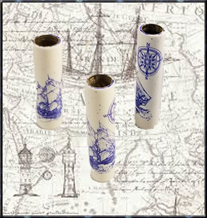 Laser Scrimshaw Nautical Blank - Blank Only (Pen Kit NOT Included)