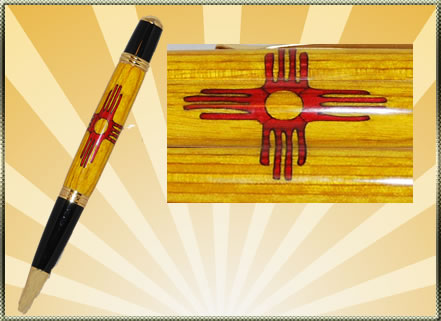 New Mexico Flag Inlay Blank