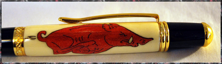 Razorback Hog Inlay