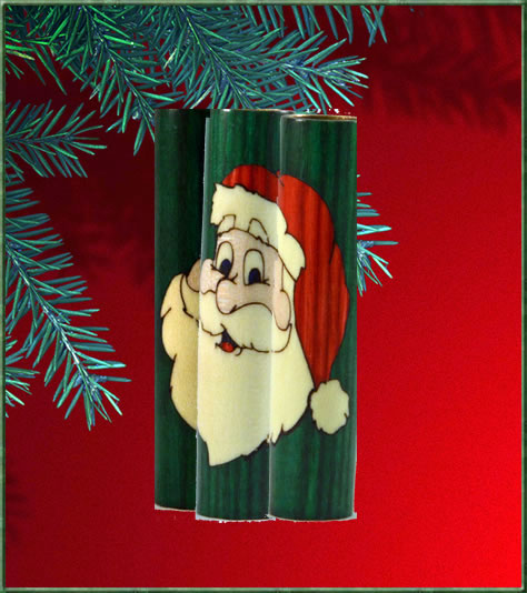 Santa Face Inlay