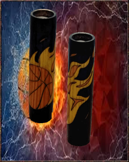 Flamed Basketball Inlay