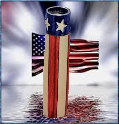 USA Spirit Flag Inlay - Straight or Wavy