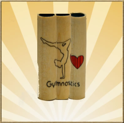 I Love Gymnastics Inlay Blank