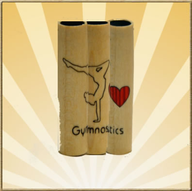 I Love Gymnastics Inlay Blank