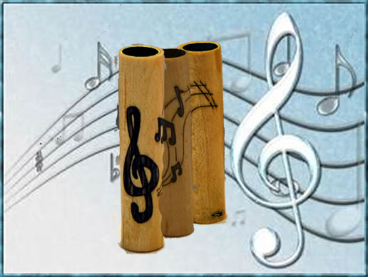 Musical Notes Inlay Blank