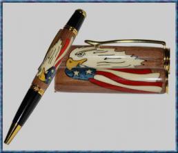 Patriotic Eagle Inlay Blank