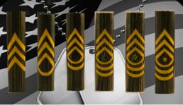 Army Enlisted Ranks Inlay Blanks