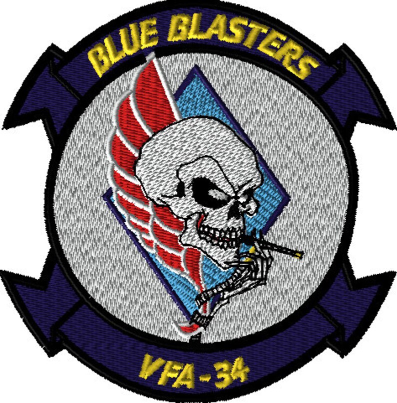 VFA-34 Blue Blasters Squadron Patch