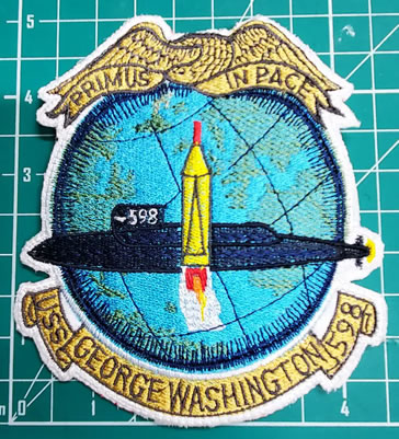 USS George Washington SSBN-598 Ships Patch