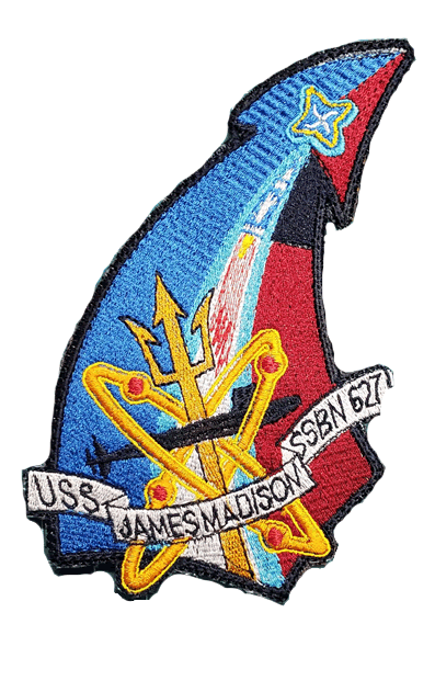 USS James Madison SSBN-627 Ships Patch