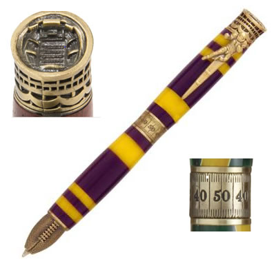 Football Antique Brass Twist Pen Kit