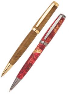 Graduate Twist Pen Kit  24kt Gold or Chrome