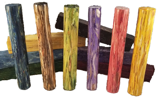 Stabilized Sawmill Blanks - Multiple Colors!